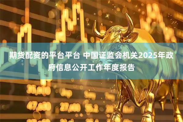 期货配资的平台平台 中国证监会机关2025年政府信息公开工作年度报告